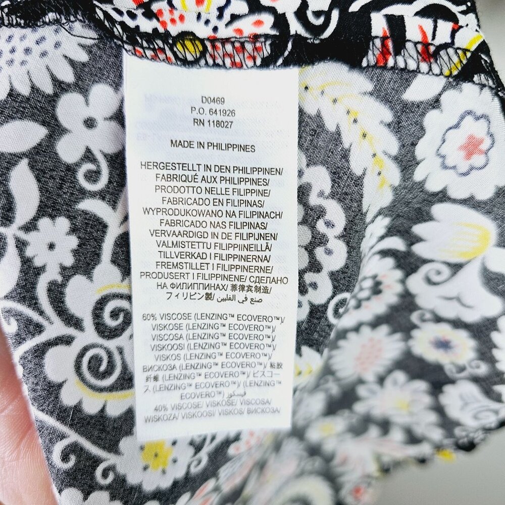 Boden Floral Western Straight Hem Shirt Dress with Button Front, NWOT, 8R - Picture 5 of 10